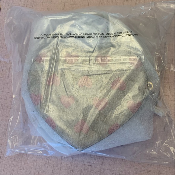 đź’•Coach Heart Crossbody CP021 Signature Canvas Pink Heart Print Valentines Day - Picture 11 of 13